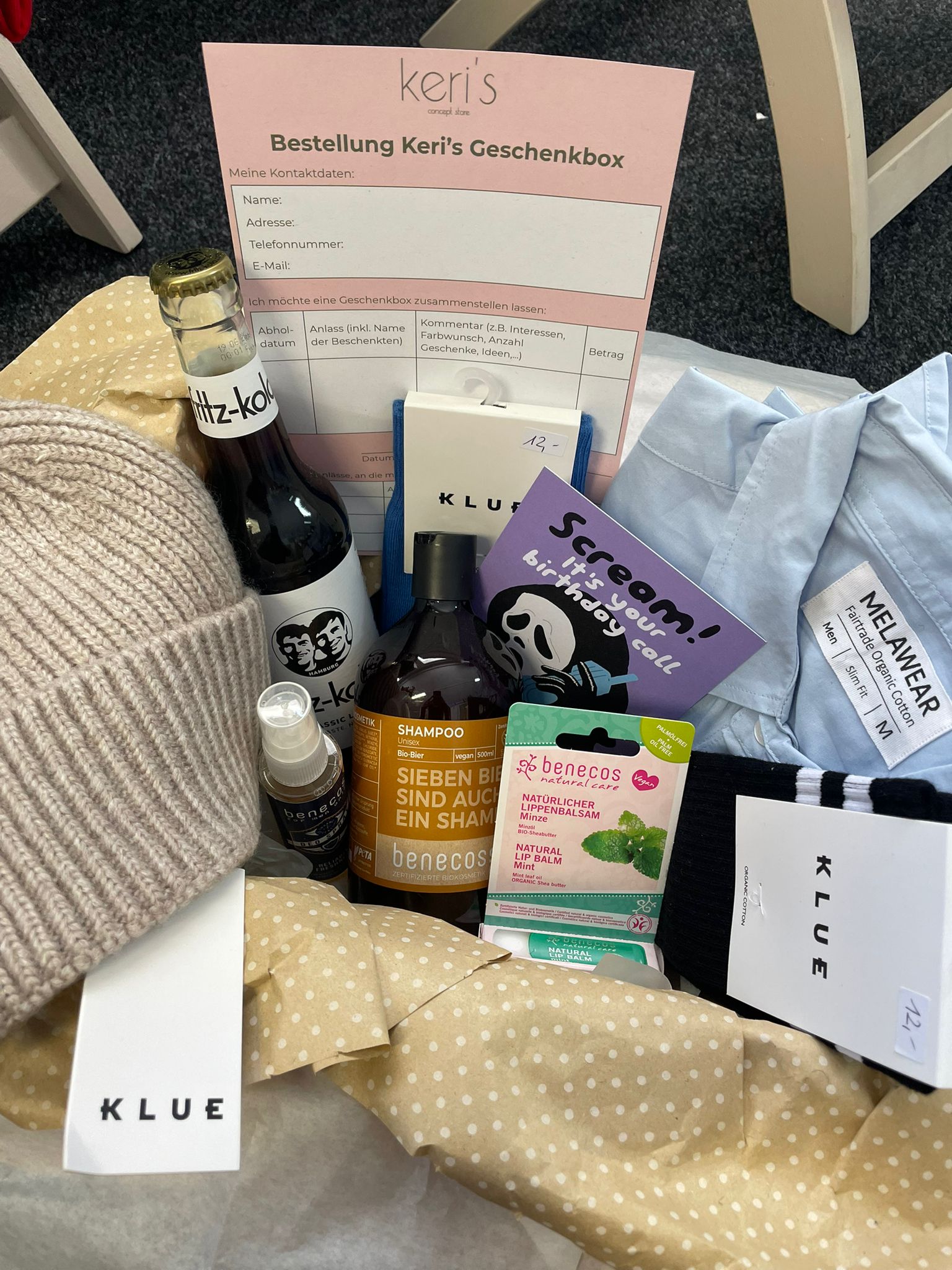 Individuelle Geschenkbox